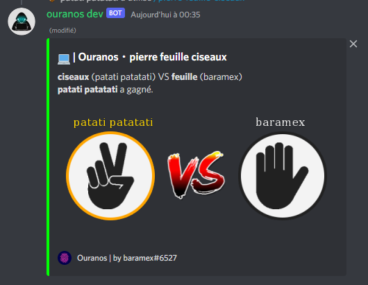 Rock, paper, scissors